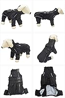 Vista 1 de Lovelonglong - Chaqueta impermeable para perros, ligera, impermeable, reflectante, resistente al viento, a prueba de nieve, para perros pequeños