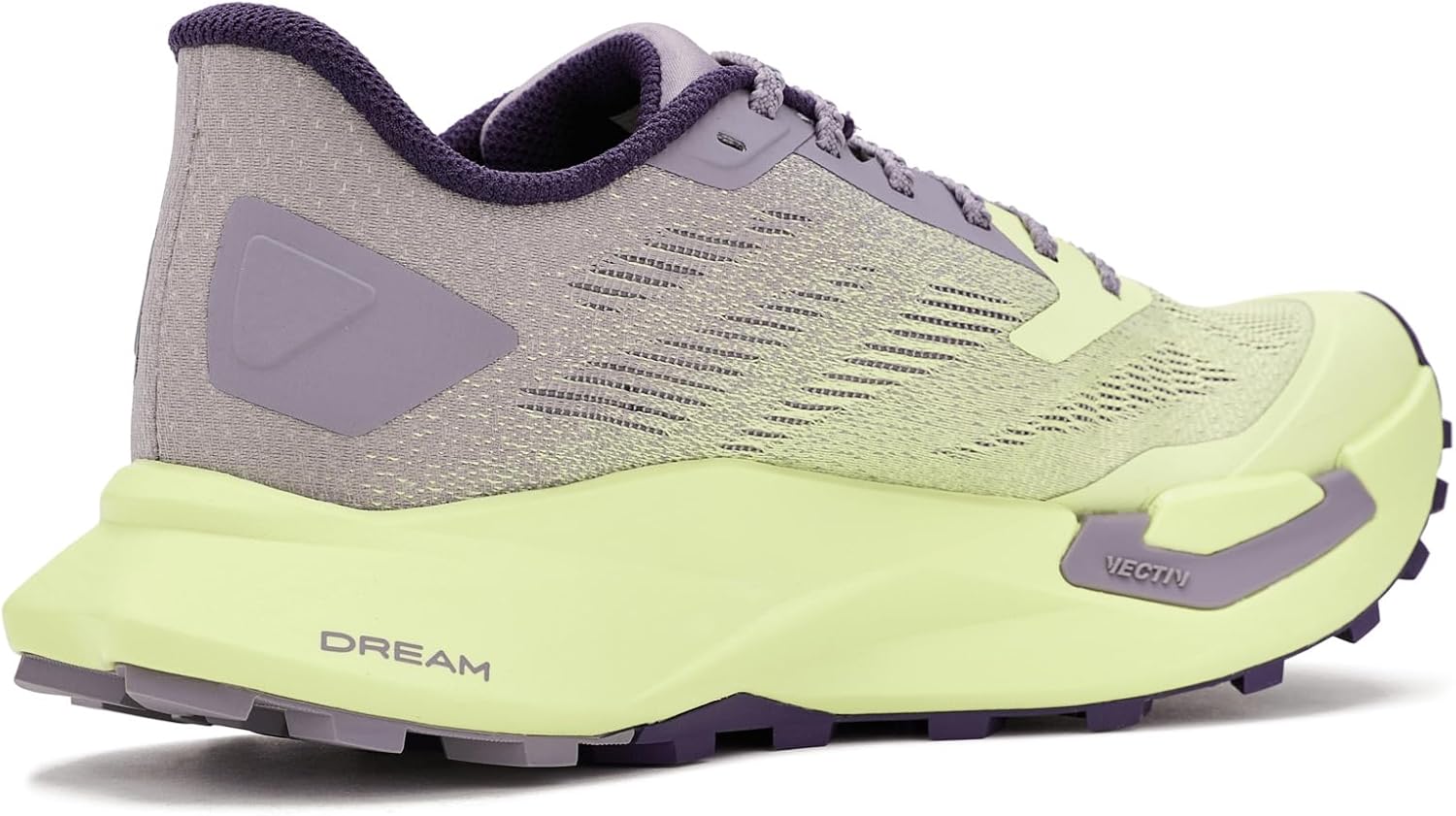 The North Face Women's VECTIV Enduris 4 Trail Running Shoe - Cushioned, Transcendent Grey/Lemon Mist, 8.5