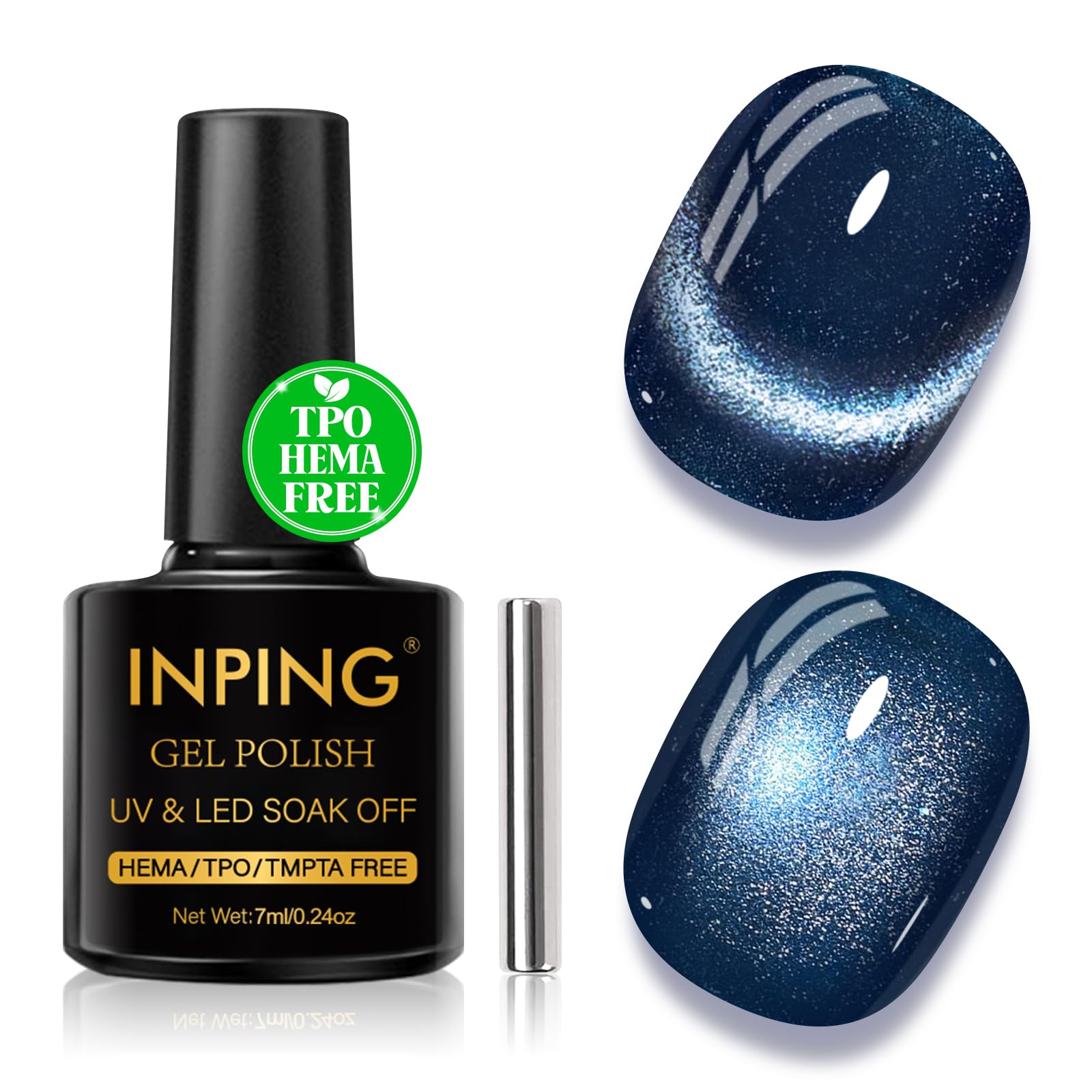 INPING Pintauñas Semipermanentes, TPO-FREE HEMA-FREE, Crystal Jelly Rose Esmaltes Semipermanentes de Uñas en Gel UV LED Gel Nail Polis Uñas Diy Manicura Nail Art Set, 7 ML — view 14