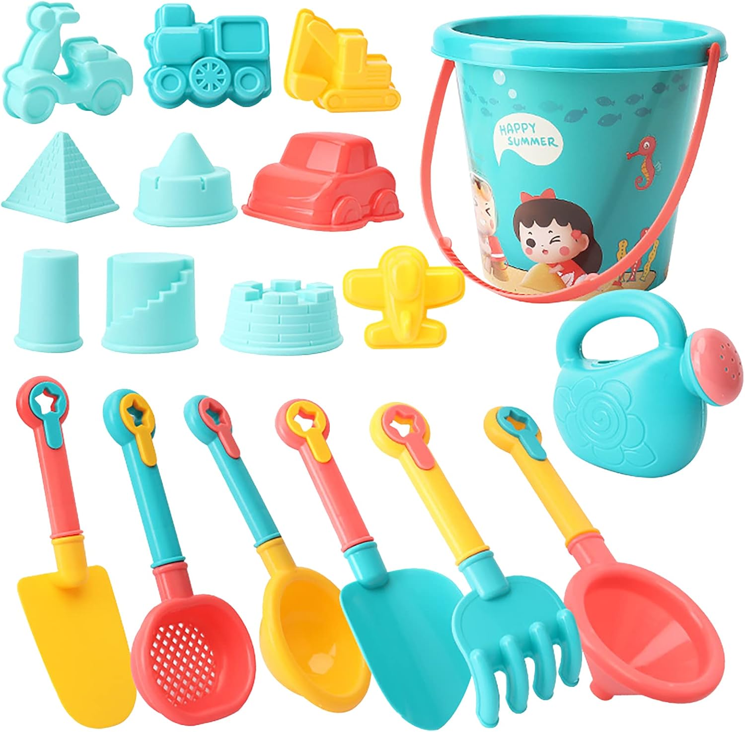 3-tlg. Bagger Spielzeug Set - Sandkasten Fahrzeuge Für Kinder 3-12 Jahre