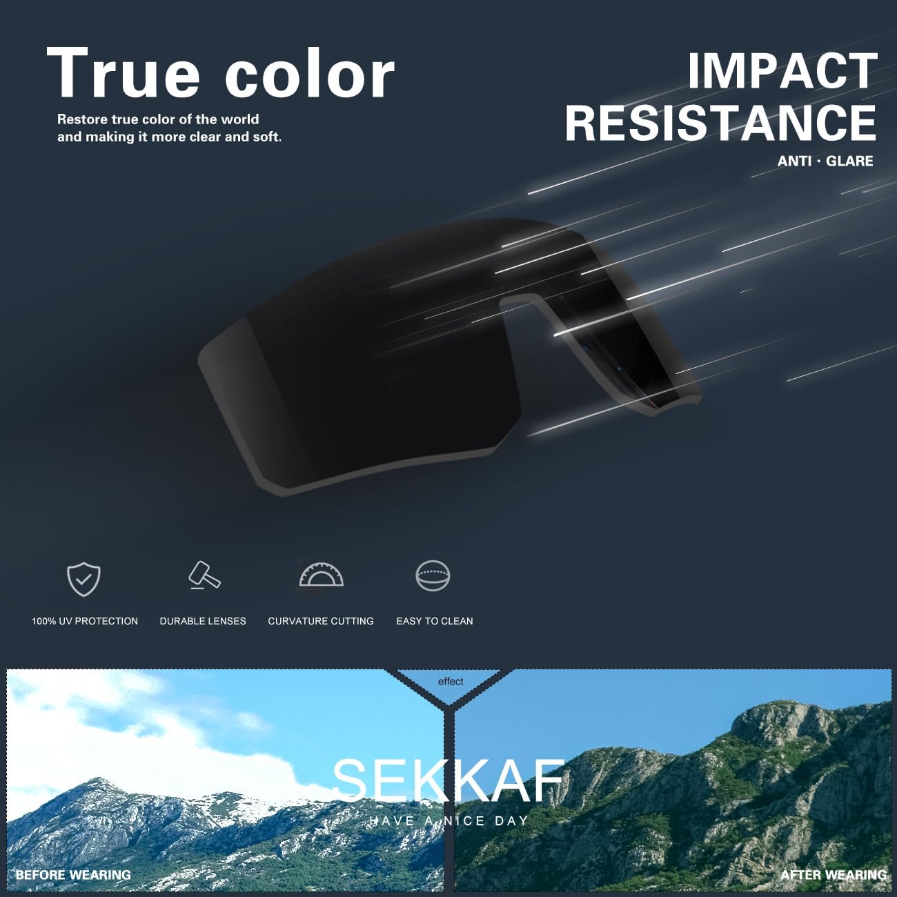 Youth Baseball Sunglasses for Boys Girls Age 6-12 Softball Cycling Sports Sunglasses for Kids Lightweight Frame - Image 6