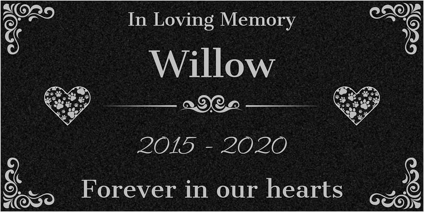 Personalized pet memorials Stones,Headstone for Pets Grave,Pet Memorial