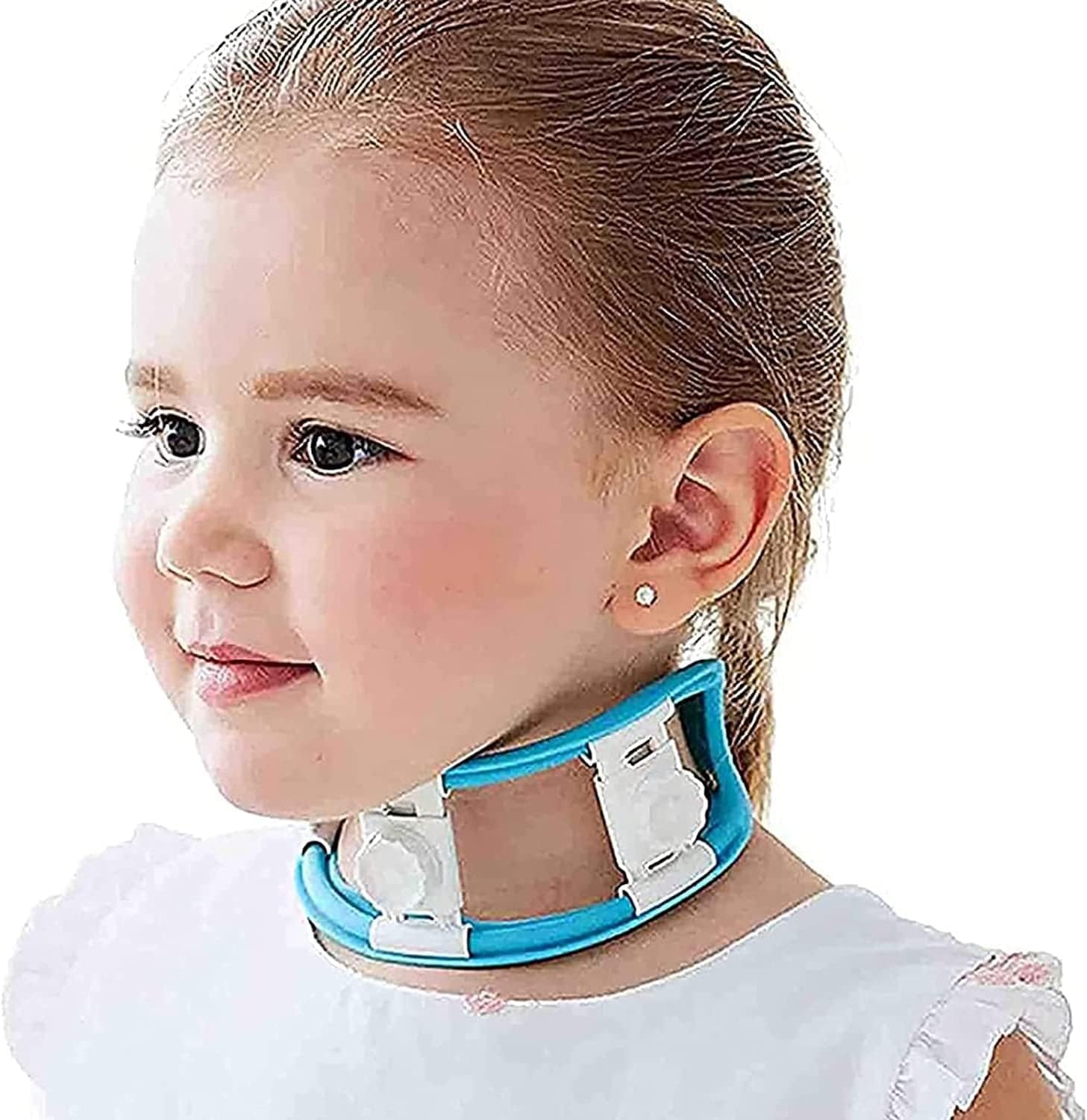 Neck Brace, Kids Neck Tilt Corrector, Adjustable Torticollis Corrector for from 6 Months to 7 Years Old, Management Congenital Muscular Torticollis(A)