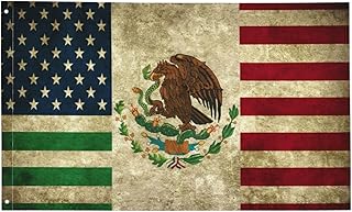 Mexico Usa Friendship Flag 3x5 Ft American Flag Garden Yard Banner Outdoor Decorative Us Sign