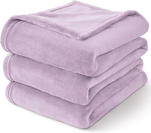 Miniatura 51 de BEDELITE Fleece Blanket White Throw Blanket for Couch & Bed, Luxury Plush Cozy Fuzzy Blanket 50" x 60", Super Soft Warm Lightweight Throw Blanket
