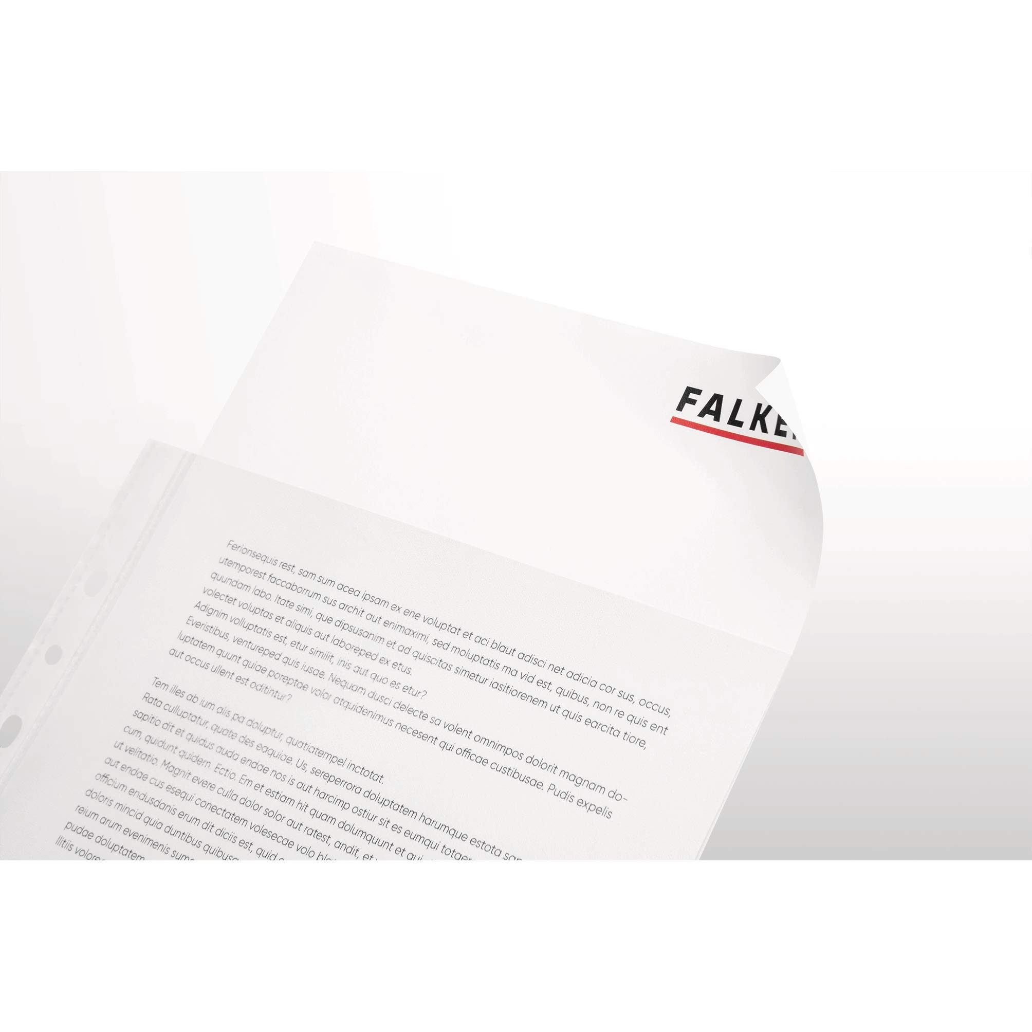 Original Falken 1000er Pack Standard PP-Kunststoff Prospekthüllen. Für DIN A4 transparent glasklar oben offen Klarsichtfolie Plastikhülle Klarsichthülle ideal für Ordner Ringbücher und Hefter