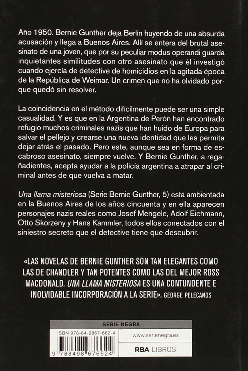 Una llama misteriosa: 5 (Serie Negra)
