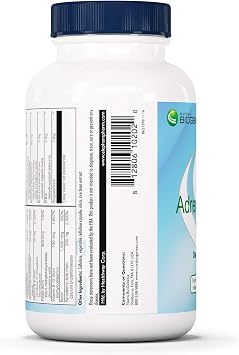 Nutra Biogenesis Adrenal Support Supplement for Women & Men, 60 Capsules