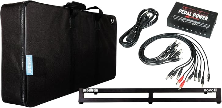 Pedaltrain NOVO 32 5-RAIL 32" x 14.5" PEDALBOARD w/Soft Case and Voodoo Lab Peda