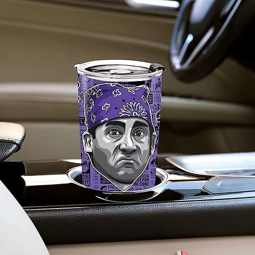 Miniatura 4 de DOINB TIAN Vaso aislado de acero inoxidable con tapa para café Mike, taza de viaje, botella de té con tapa, vasos de 20 onzas, regalos para el Día