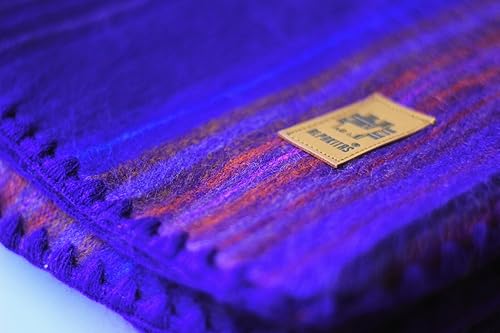 Manta de alpaca hecha a mano de alta calidad  Mantas de lana tamaño individual  Manta de alpaca y algodón  El mejor tamaño de manta de lana 64 x 45