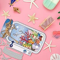 Vista 7 de GLOBLELAND Troqueles de corte de página para botellas para bricolaje álbumes de recortes, planificador de metal, troqueles de corte de marco