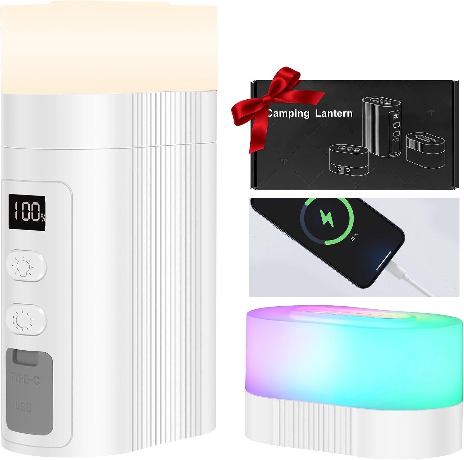 Lámpara nocturna portátil recargable TRELC GH-A100