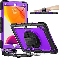 Vista 1 de Timecity - Funda para iPad de 987 generación, de 26 cm, versión 202120202019, con protector de pantalla integrado, soporte, portalápices, funda