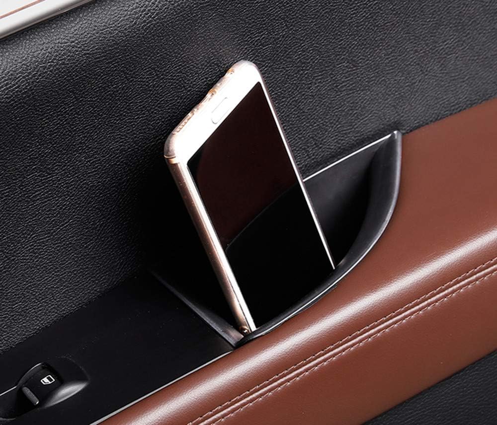 2016 2017 2018 2019 2020 for Lincoln MKX Car Accessories Front &Rear Door Side Storage Pallet Armrest Container Box Handle Pocket Armrest Phone Container 4PCS