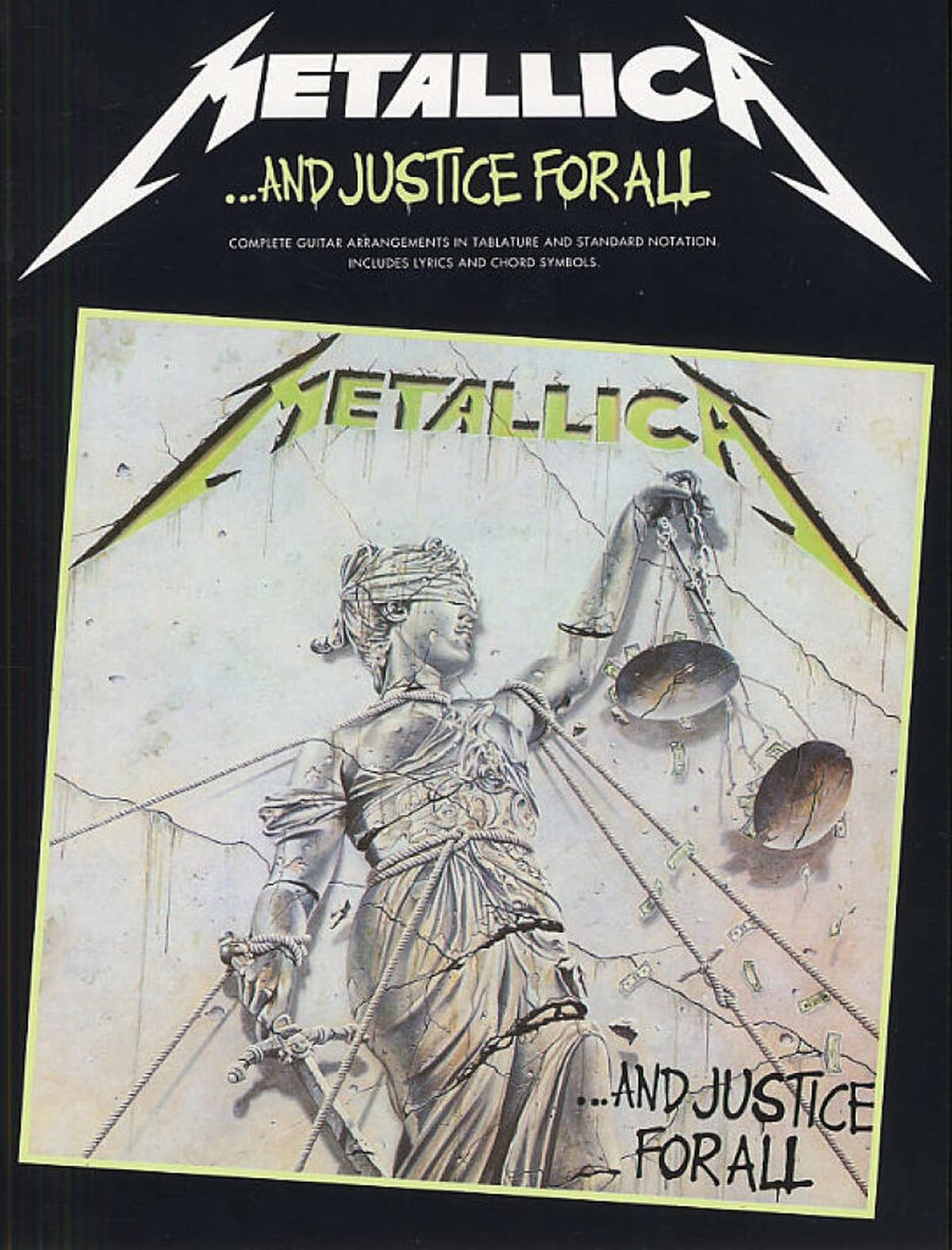 Metallica...And Justice for All | Guitar Songbook with Advanced Guitar Tab Sheet Music for Album Study and Practice Performance | Note for Note ... Symbols for Students: Guitar Tab Edition