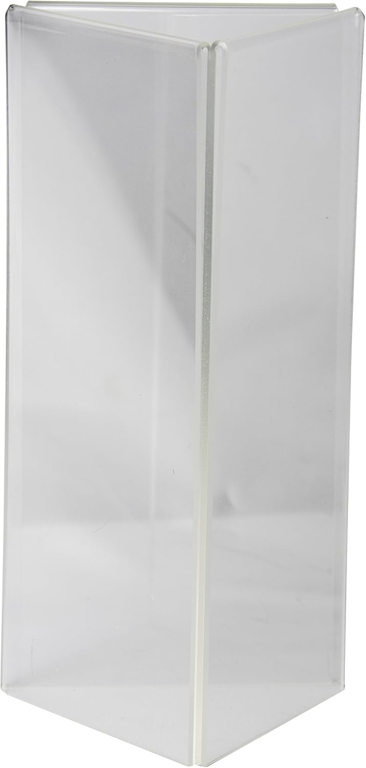 Clear-Ad - LHE-57 - Acrylic 3-Sided Table Tent Menu Holder 5x7 (Pack of 3)