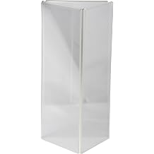 Clear-Ad - LHE-49 - Acrylic 3-Sided Table Tent Menu Holder 4x9 Pack of 3