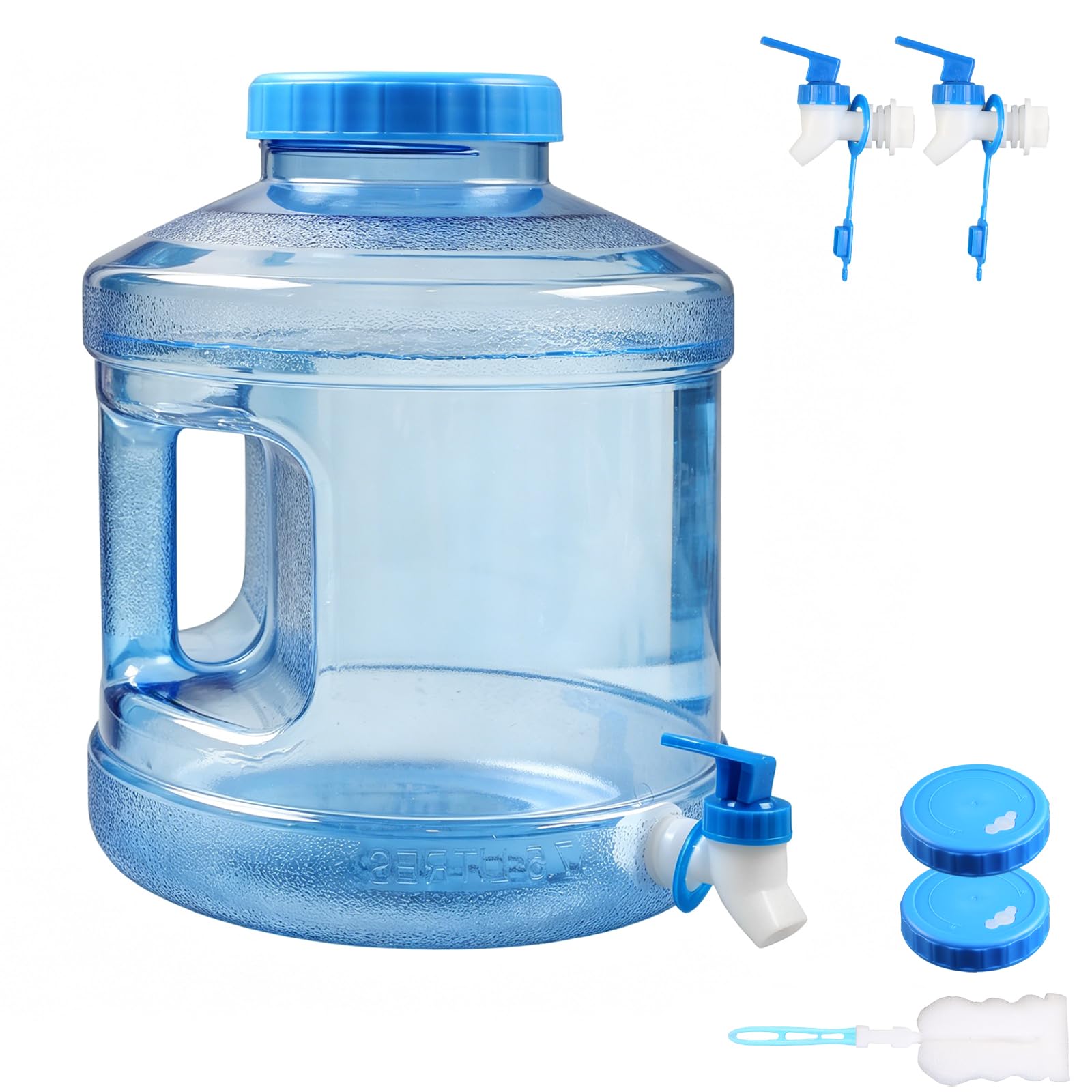 TIHOOK 7.5L Water Container with Tap, Portable Camping Water Container