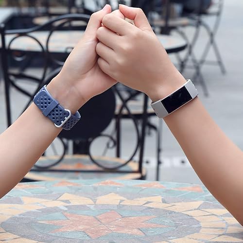 Vista 73 de Wepro - Correas de repuesto para bandas, impermeable, con orificios, transpirable, pequeña y grande, para mujeres y hombres, Negro