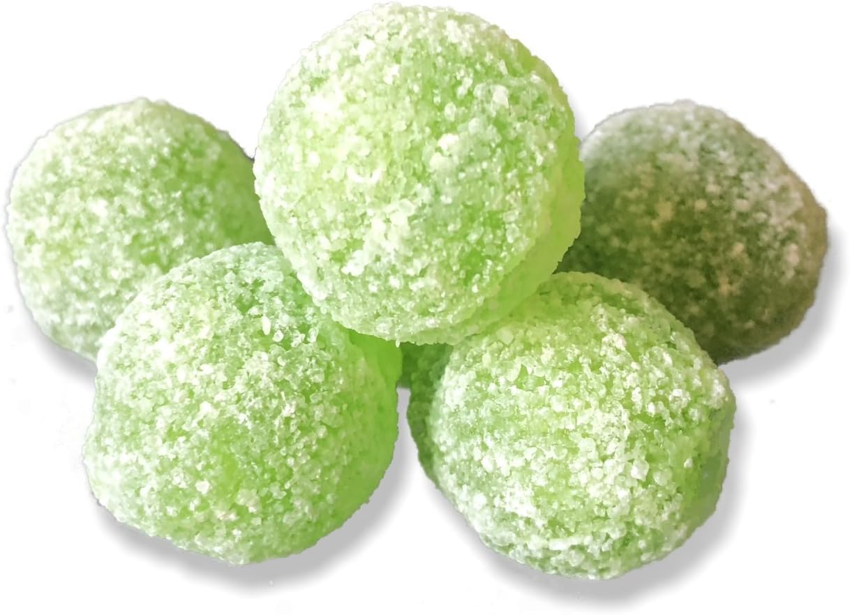 Barnetts Mega Sour Apple Retro Sweet Shop Traditional Old Fashioned Sweets Candy - 100g