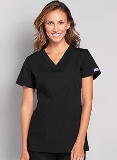 CHEROKEE Women's V-Neck Top Medical Scrubs (Pack of 1)