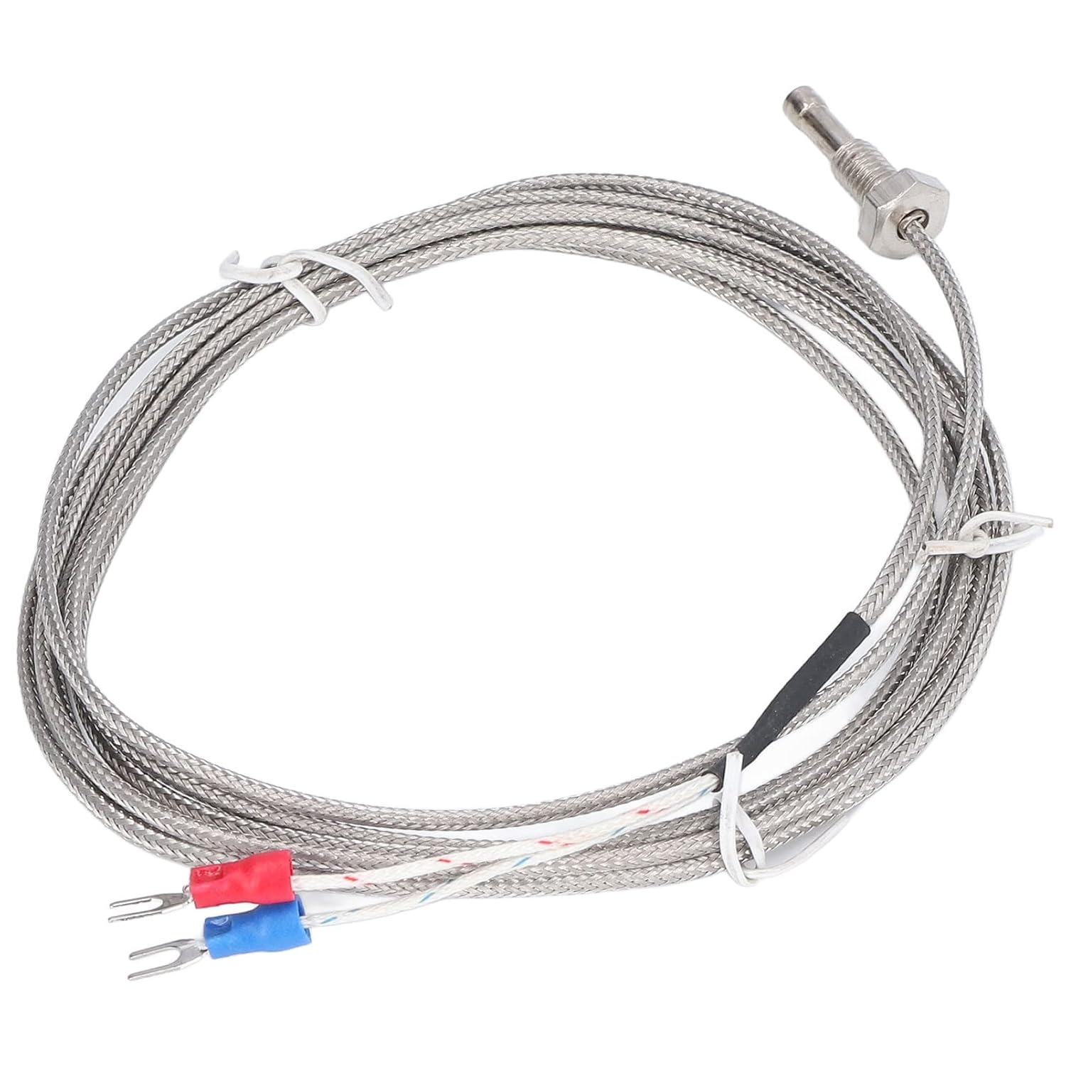 J Type Thermistor Temp Probe, Mini Connector Sensor Probe Thermistor Temperature Sensor for