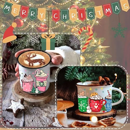 Miniatura 6 de Uv Dtf Cup Wrap, 10 hojas de calcomanías de Navidad para tazas de vidrio UV Dtf frotar en transferencias para manualidades, vintage, Uv Dtf,