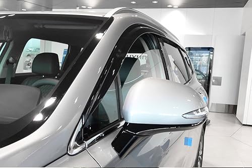 Miniatura 7 de Deflectores de ventana lateral 6 piezas para Hyundai Santa Fe 2021 2022