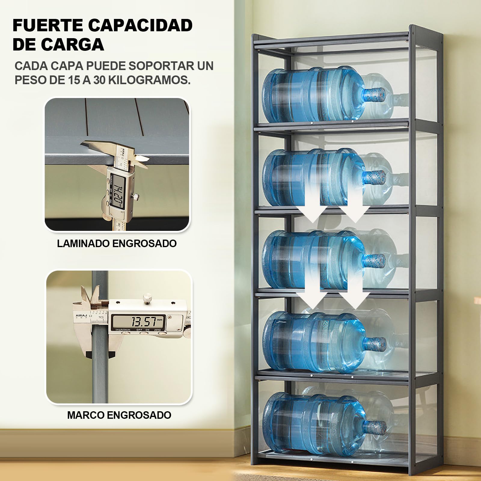 Vitrina, Vitrina Expositora Multifuncional de Vidrio a Prueba de Polvo, Diseño de Puerta de Gabinete con Solapa, Vitrina Cristal para Oficinas, Dormitorios, Salas de Estar