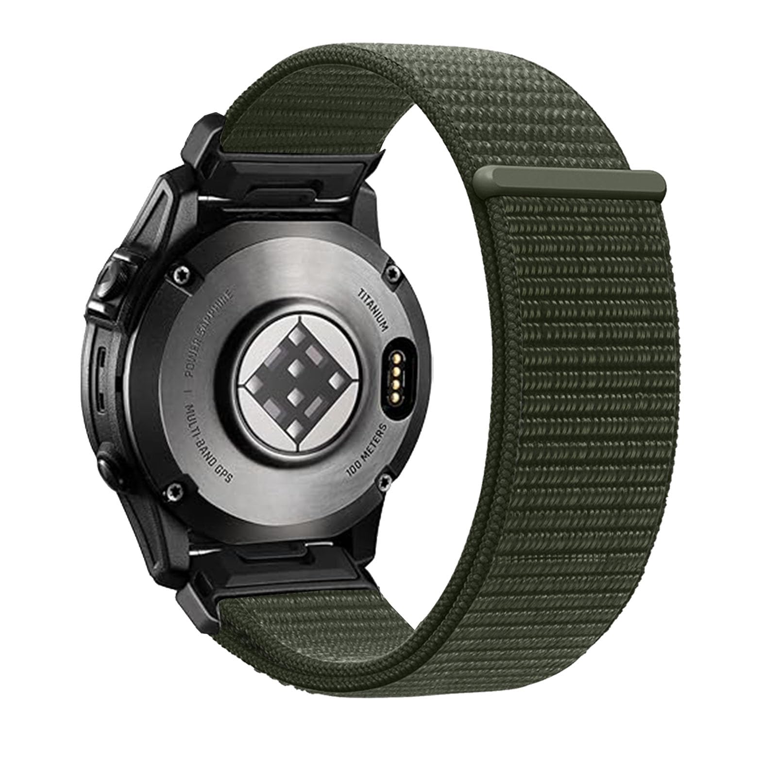 EKINGEEK Velcro Nylon Quickfit Watch Band for Garmin Fenix epix Forerunner Approach Tactix MARQ Quatix D2 Series for