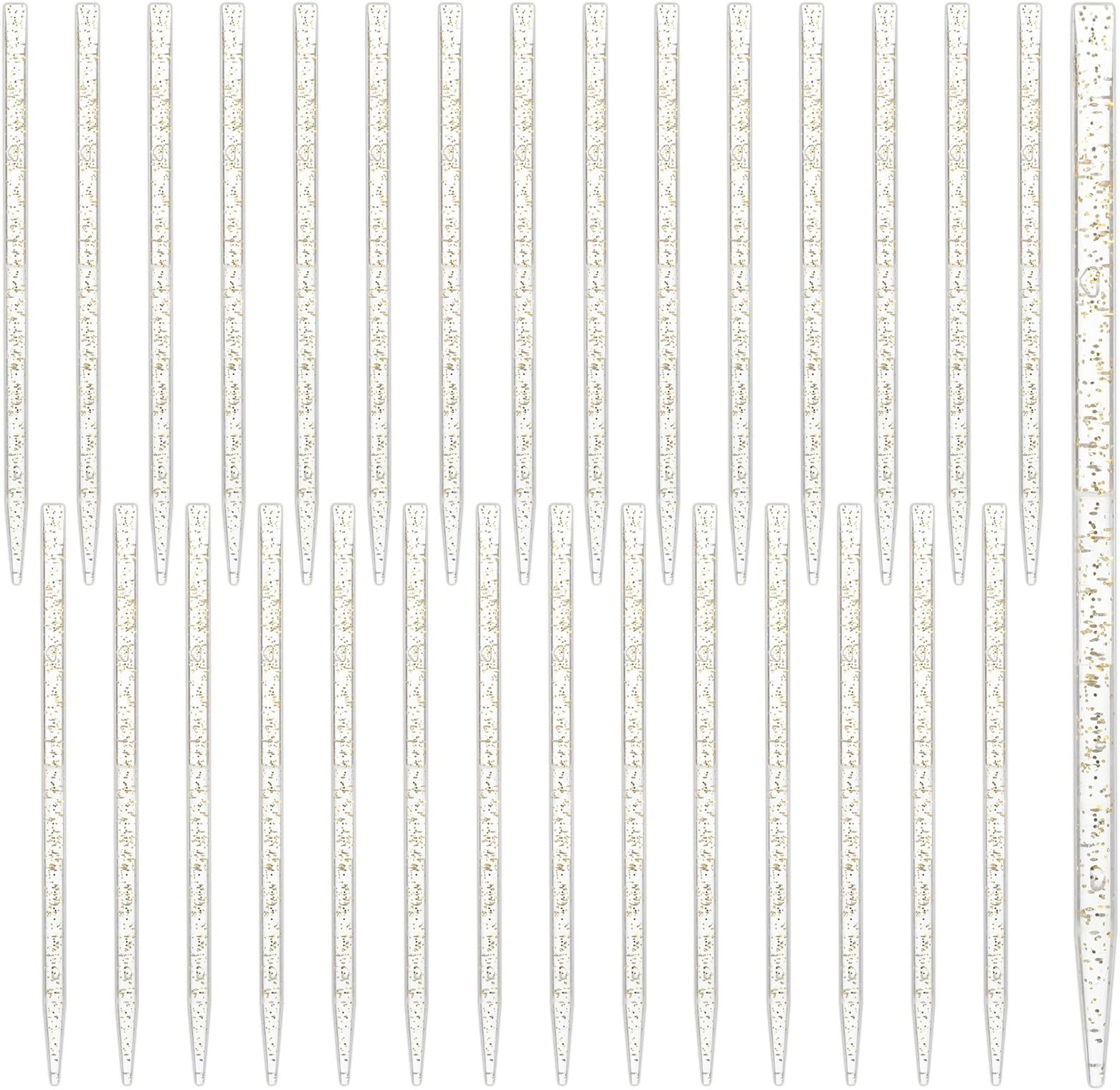 30 Pcs Plastic Stylus for Scratch Art 4.9 Inch Heavy Duty Scratch Art Tools Craft Sticks Arts Stylus Stick DIY Creative Draw Sticks for Scratchs Arts Christmas Thanksgiving Activity Craft