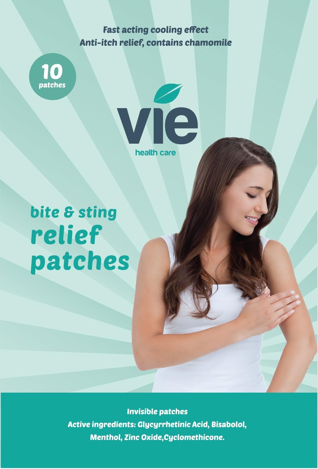 Vie Bite & Sting Relief Patches (10 Patches)