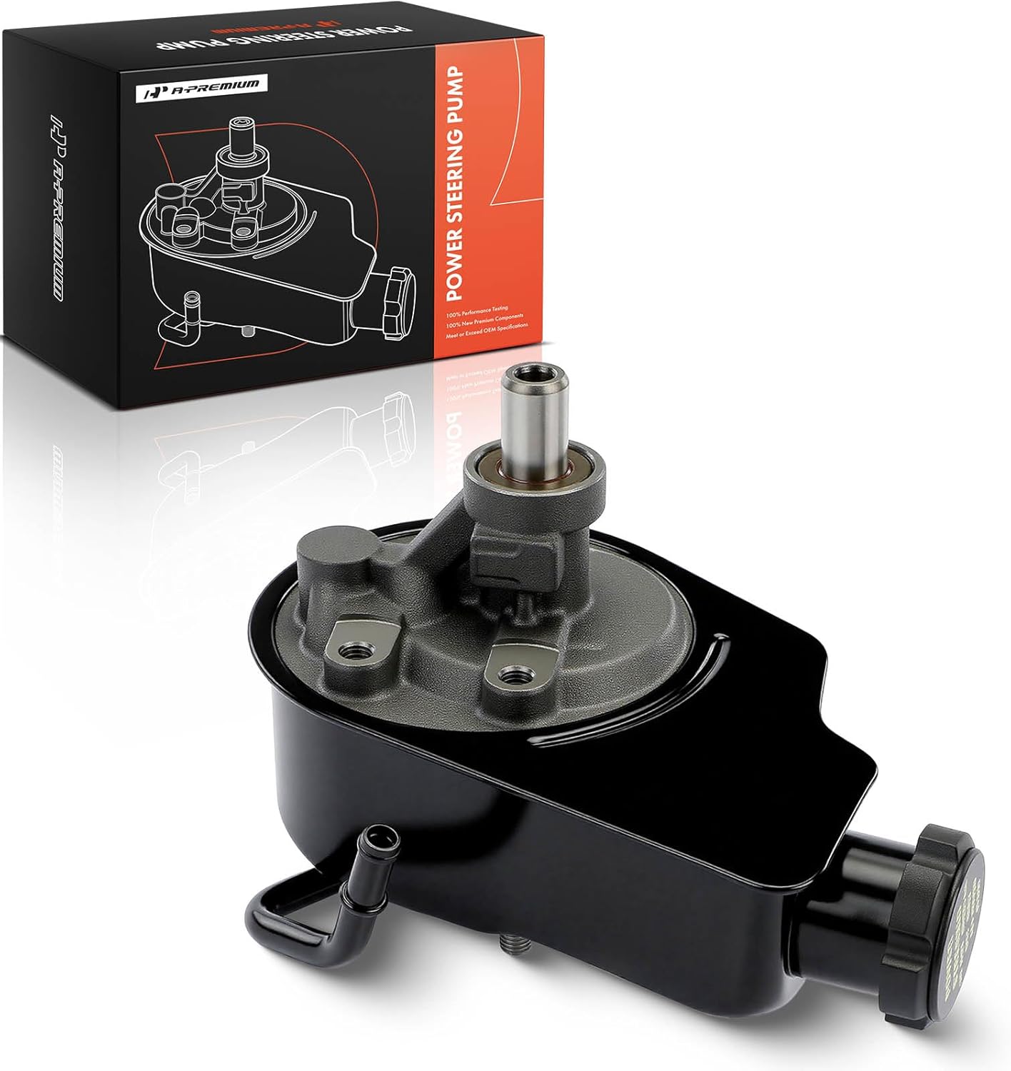 A-Premium Power Steering Pump with Reservoir Compatible with Chevrolet & GMC & Cadillac - 1997-2002 - Escalade EXT, C1500 Suburban, Suburban 1500, C2500 Suburban, K2500 Suburban, Tahoe, Yukon XL 1500