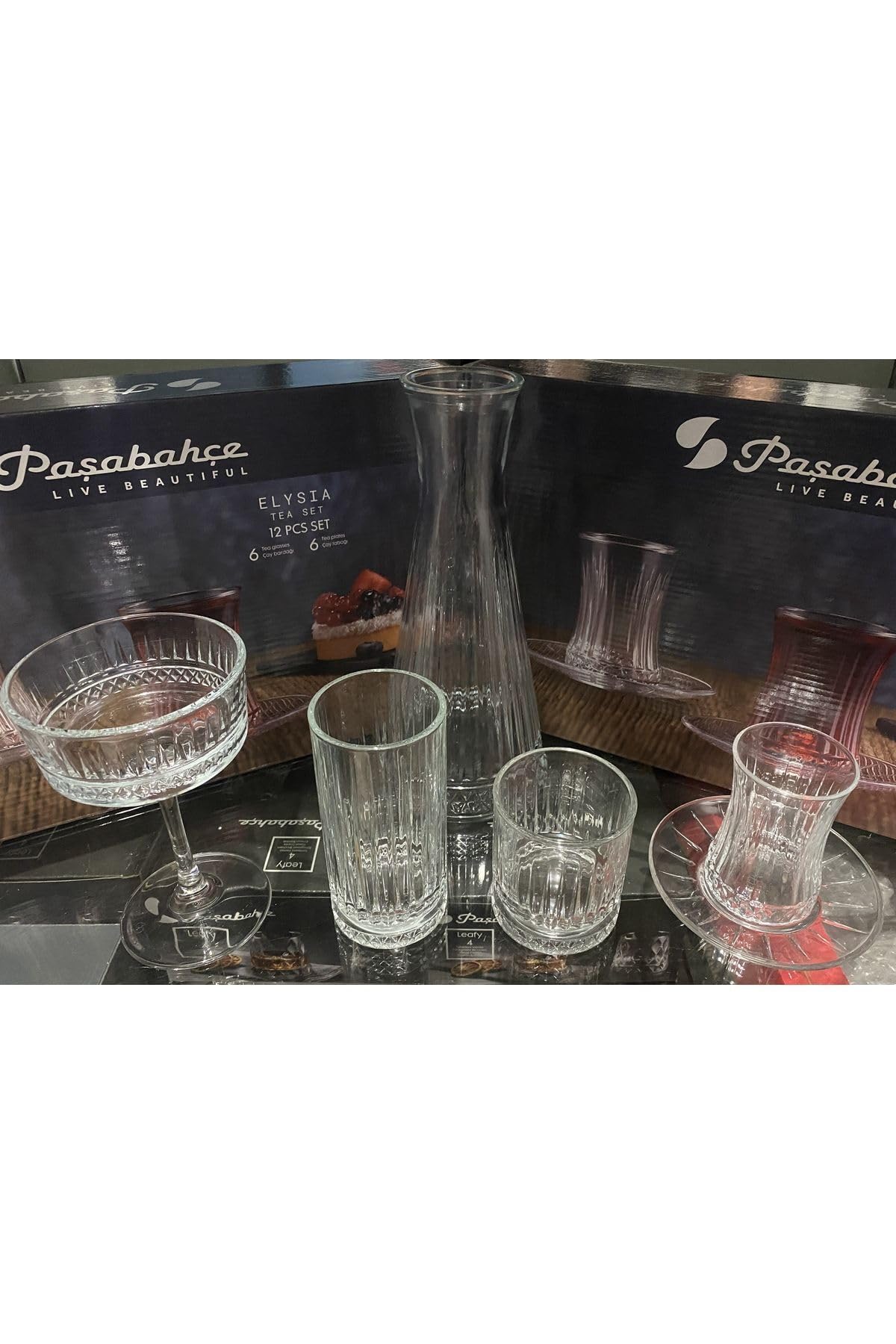 Pasabahce 31 Parça Elysia Su Takımı Çeyiz Seti 456746756756756