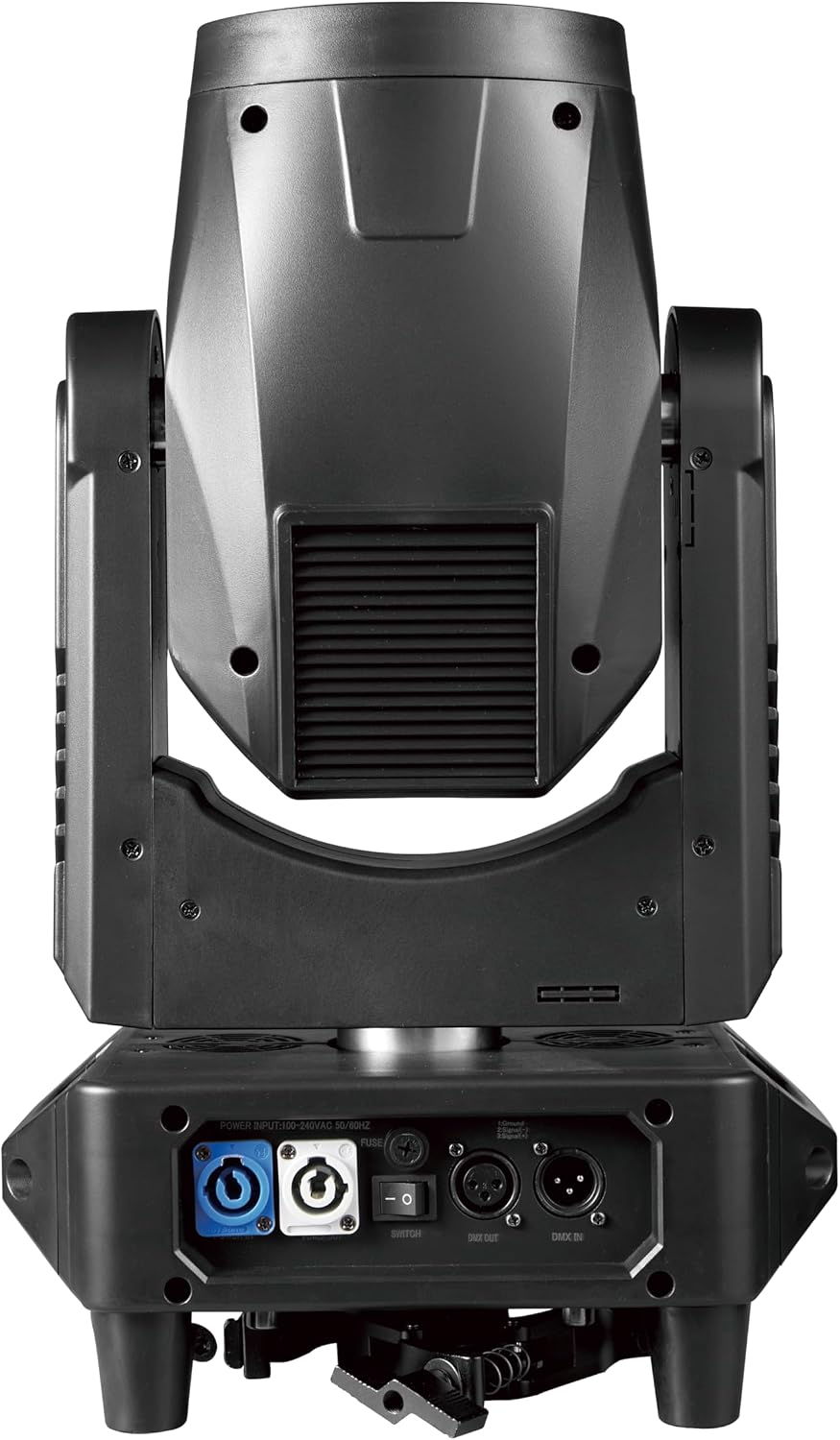 2 Mini 250W Moving Head DJ Lights and One Case with Four Wheels Inside, for Party Event Wedding DJ Lighting Stage Lights
