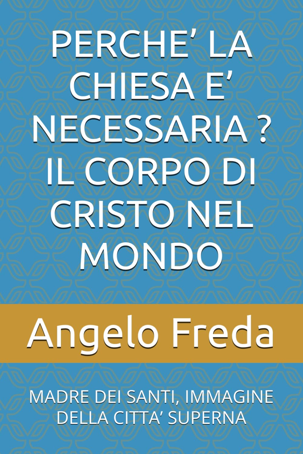 PERCHE’ LA CHIESA E’ NECESSARIA ? IL CORPO DI CRISTO NEL MONDO: MADRE DEI SANTI, IMMAGINE DELLA CITTA’ SUPERNA (IL LIBRO DEL PERCHE')