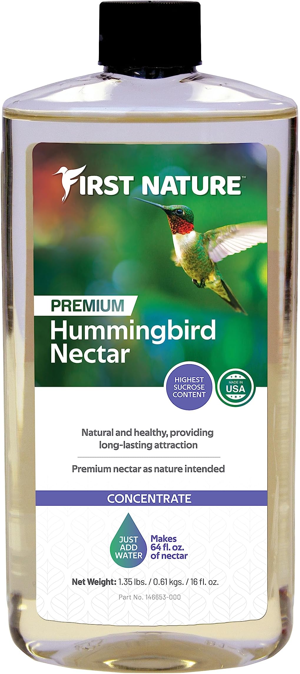 First Nature 3050 Red Hummingbird Nectar, 16ounce