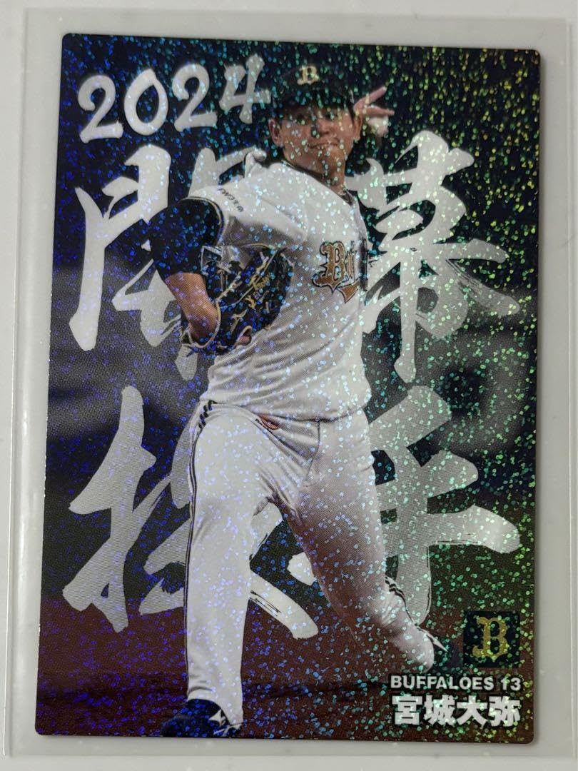 Amazon.co.jp: カルビー プロ野球チップス2024 第2弾 宮城大弥 開幕