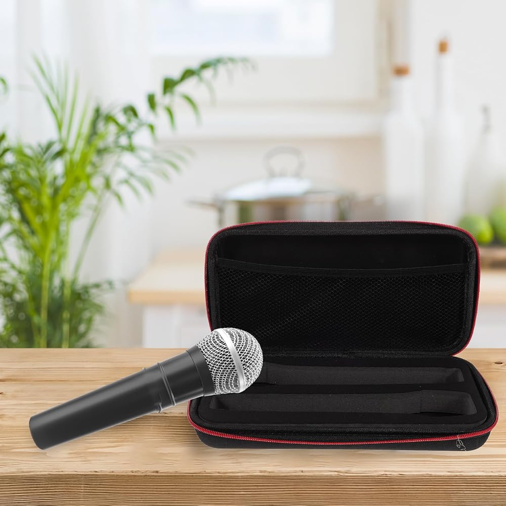 マイクケース Amazon.co.jp: ブラックジッパーマイクバッグ、Sennheiser