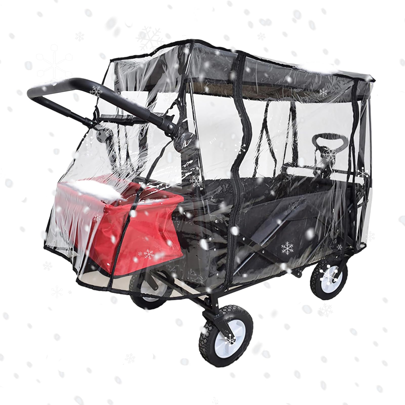 Protection de pluie pour poussettes - protection de l'eau, protection de | pluie pliable pour poussettes | Protection tout-tour avec fermeture éclair, protection robuste du pour