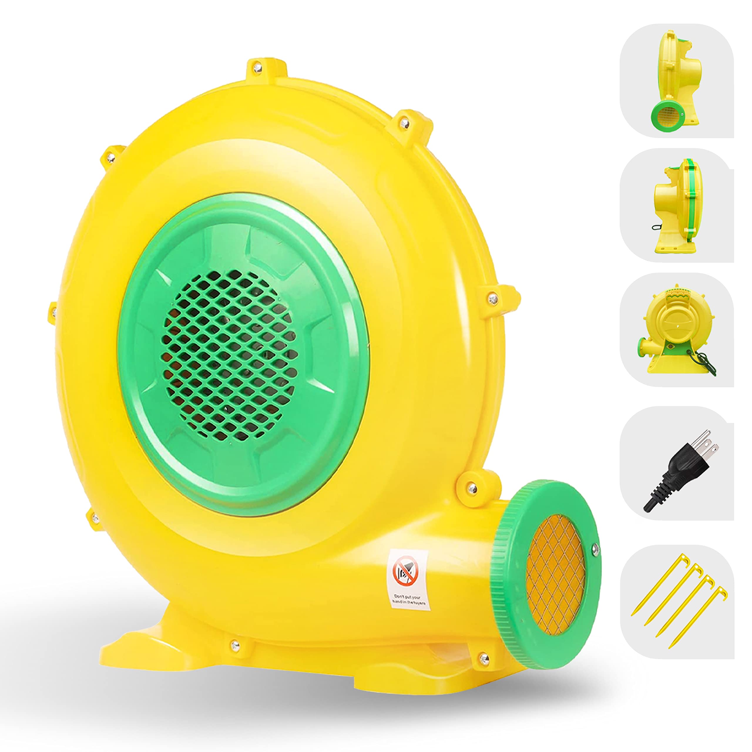 Photo 1 of ***POWERS ON*** CoMiracle Air Blowers, 950 Watt 1.25 HP Inflatable Bounce House Air Blower, Outdoor Inflatable Castle and Jump Slides Blower