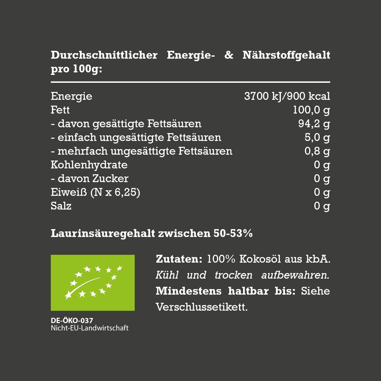 mituso Bio Kokosöl, Geschmacksneutral (desodoriert), 1er Pack (1 x 5000 ml)