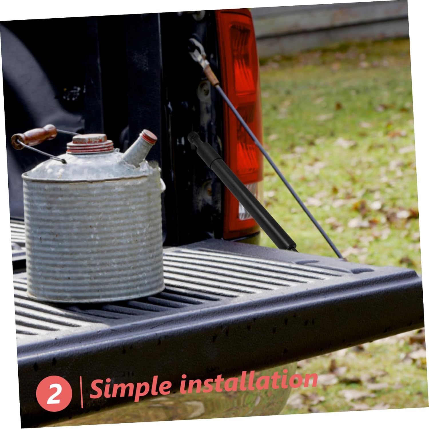 Mobestech Tailgate Hydraulic Rod Kit for Ram Durable Trunk Lift Support Struts for Enhanced Vehicle Safety and Comfort