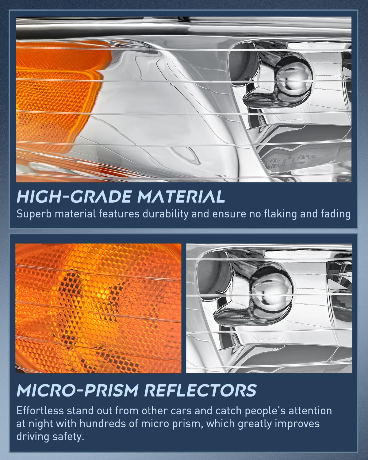 2011-2020 Dodge Grand Caravan Headlights Assembly For 11-20 Dodge Grand Caravan 08-16 Chrysler - View #5