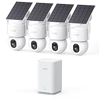 aosu D1 Max 4K 8MP UHD Telecamera Esterno Senza Fili Solare 360° PTZ