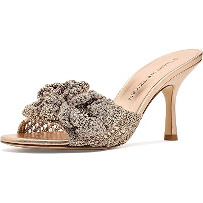 Stuart Weitzman Lotus Slide 85 light gold