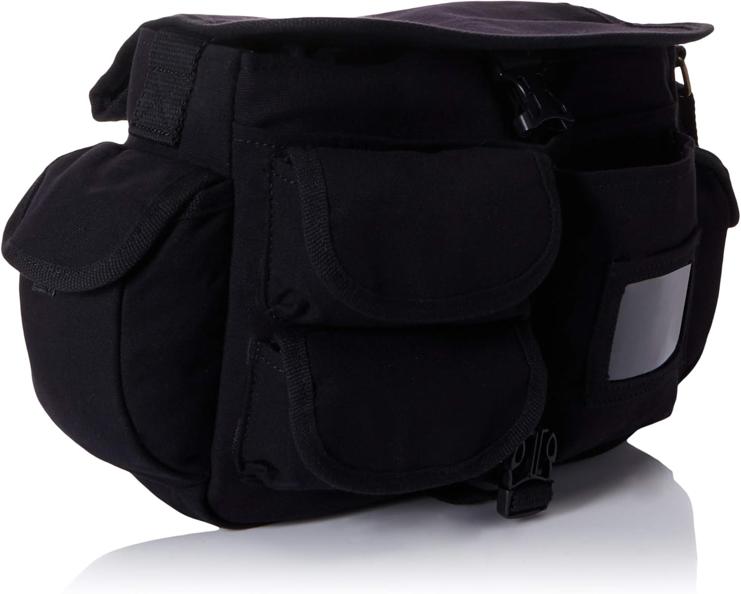  | Everest Luggage Canvas Messenger, Black, Black, One Size | Messenger Bags