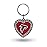 Rico Industries NFL Football Atlanta Falcons Bling Heart Key Chain