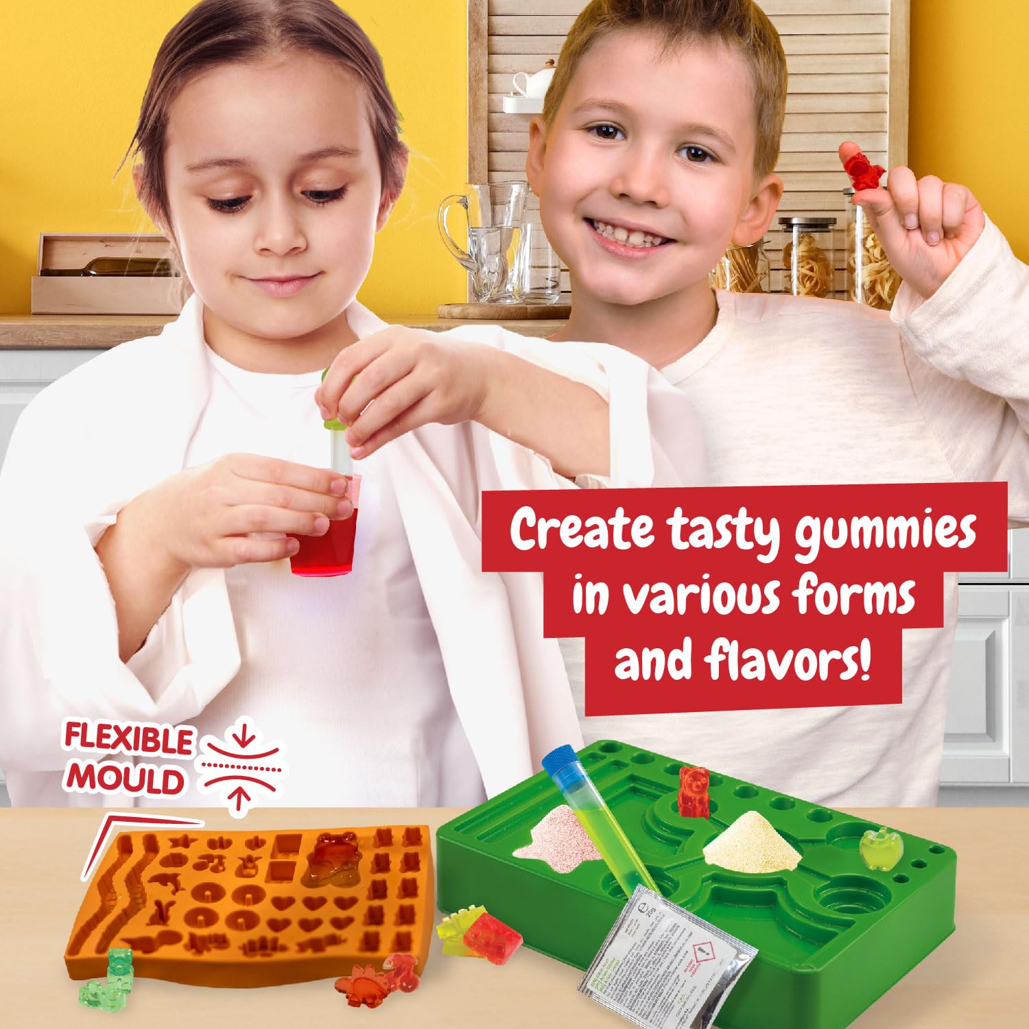 Science4you Bubble Gum Sweets Lab - Candy Making Kit For Kids To Make 60 Gums, Age 6+
